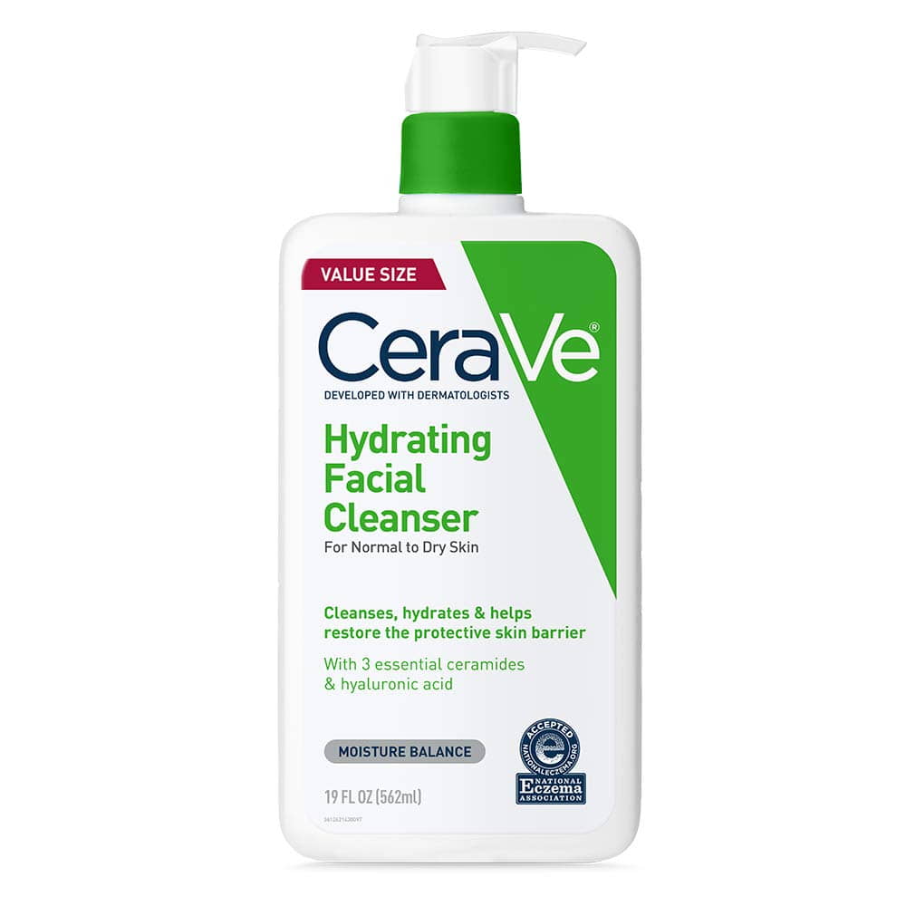 sabun cuci muka terbaik CeraVe Hydrating Facial Cleanser