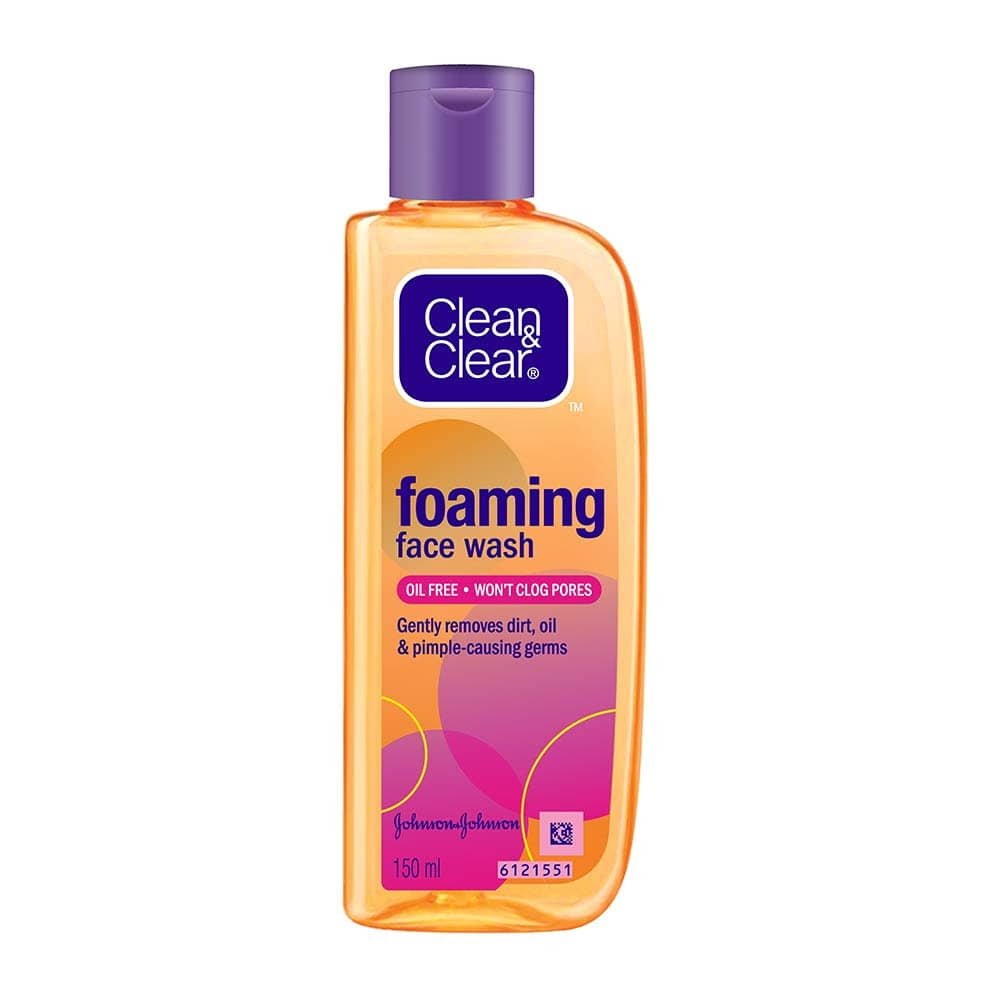 Clean & Clear Foaming Face Wash - sabun cuci muka untuk kulit kombinasi