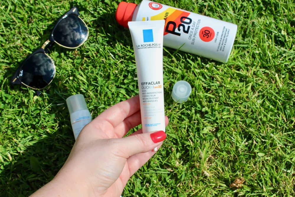Sunscreen untuk kulit berjerawat La Roche Posay Effaclar Duo+ SPF 30