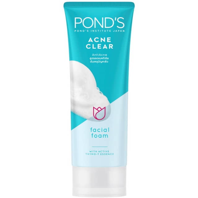 Ponds Acne Solution Facial Foam - facial foam untuk kulit berminyak dan berjerawat
