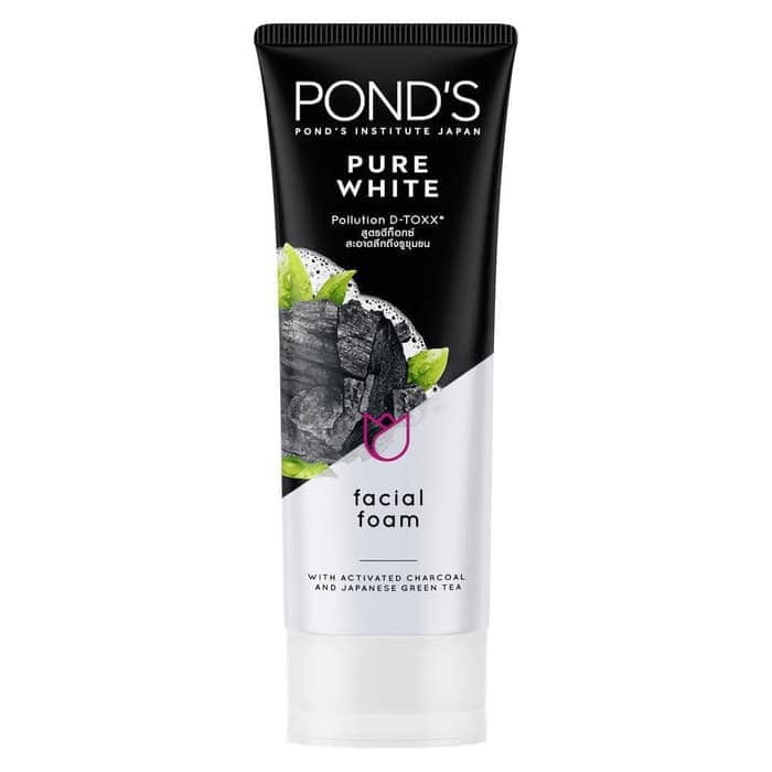 Ponds - Pure White Pollution Out + Purity Facial Foam - pembersih wajah