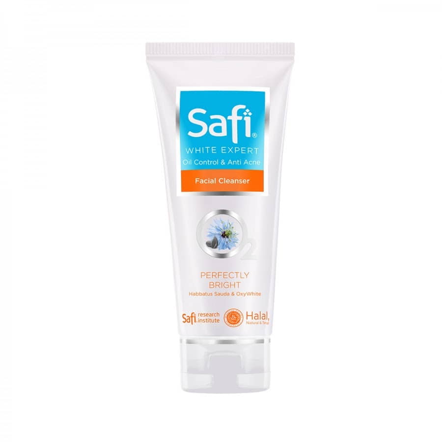 Safi White Expert Oil Control & Anti Acne Facial Cleanser - sabun cuci muka untuk kulit berminyak
