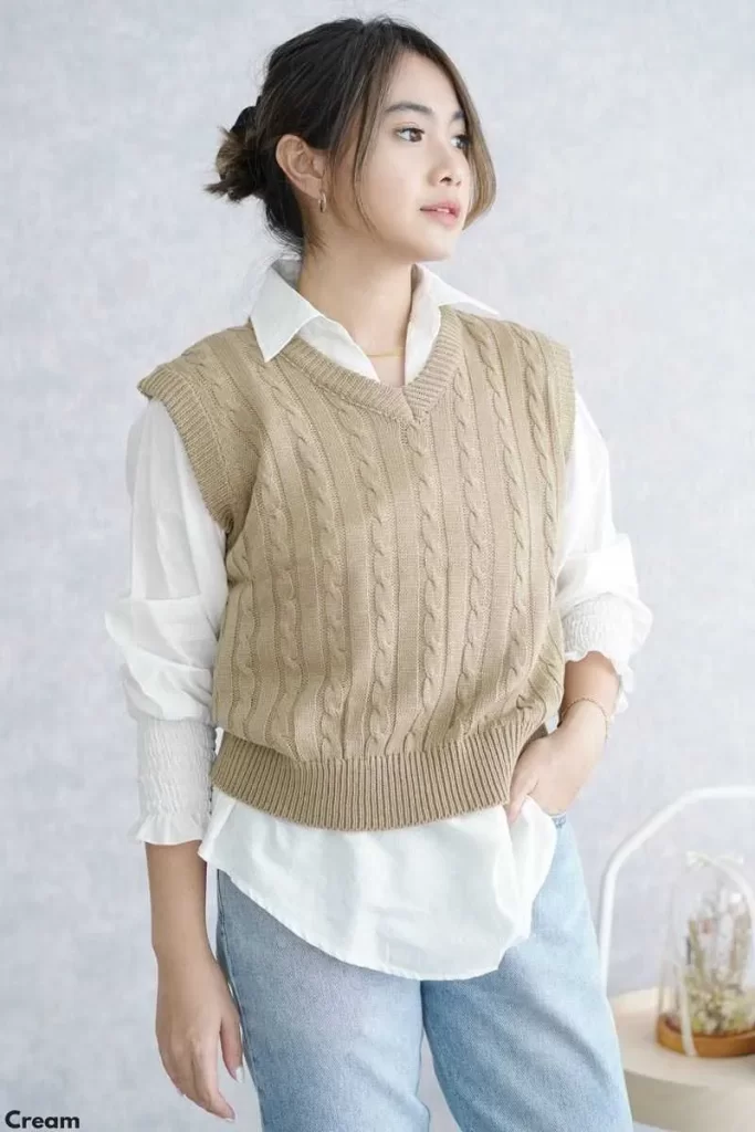 Vest Cardigan Wanita