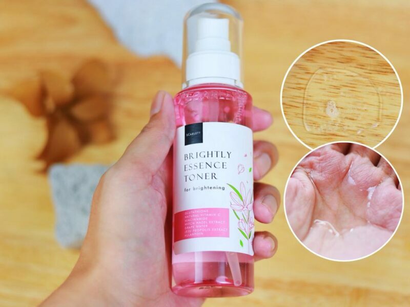 Tekstur dan Aroma Brightly Essence Toner