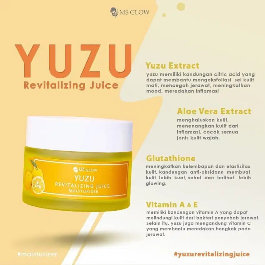 Moisturizer MS GLOW Varian Yuzu Revitalizing Juice