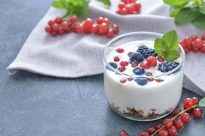 Yoghurt mengandung tinggi kalsium bagus untuk ibu hamil